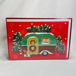 16 Winter Camper Cat Wonder Holiday Season Cards & Envelopes American Greetings